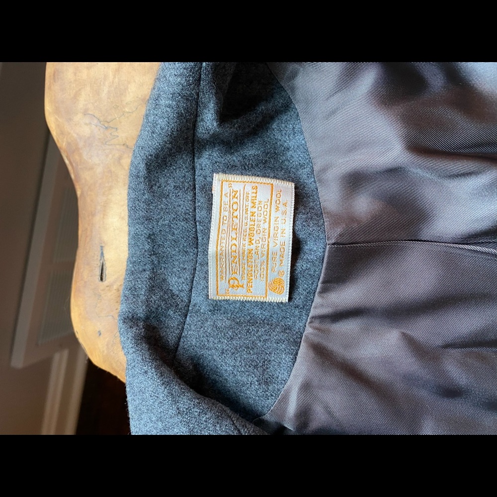 Vintage Pendelton gray wool blazer